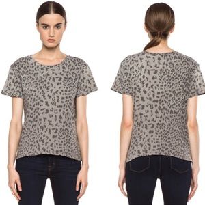 Current/Elliott Grey Leopard Freshman Tee